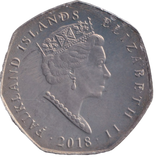 2018 MAGELLANIC PENGUIN 50P FALKLAND ISLANDS