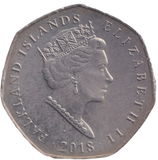 2018 KING PENGUIN 50P FALKLAND ISLANDS