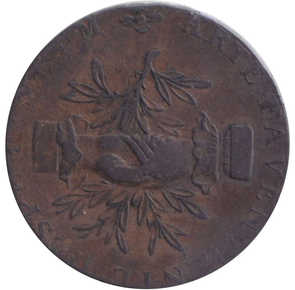 1794 HALF PENNY TOKEN LEEK