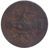 1794 HALF PENNY TOKEN LEEK