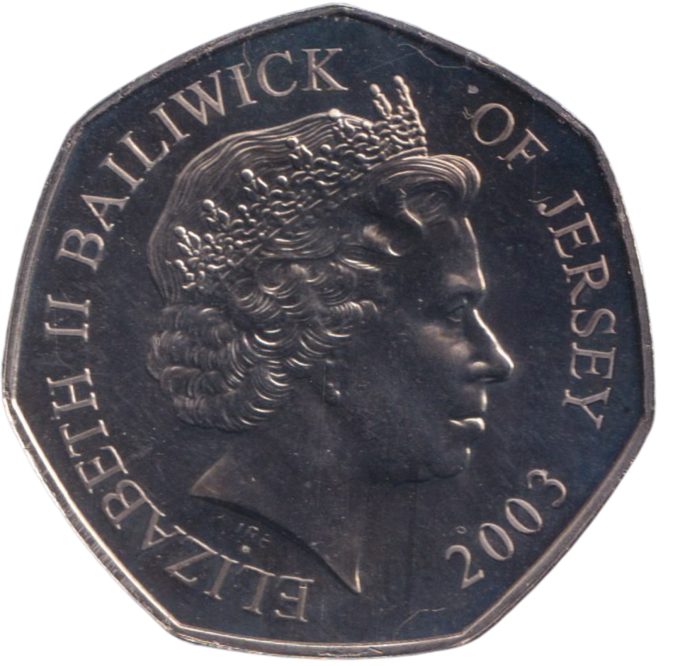 2003 CORONATION JUBILEE BAILIWICK OF JERSEY ( BU )