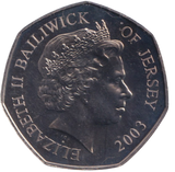 2003 CORONATION JUBILEE BAILIWICK OF JERSEY ( BU )