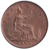 1890 FARTHING ( EF )