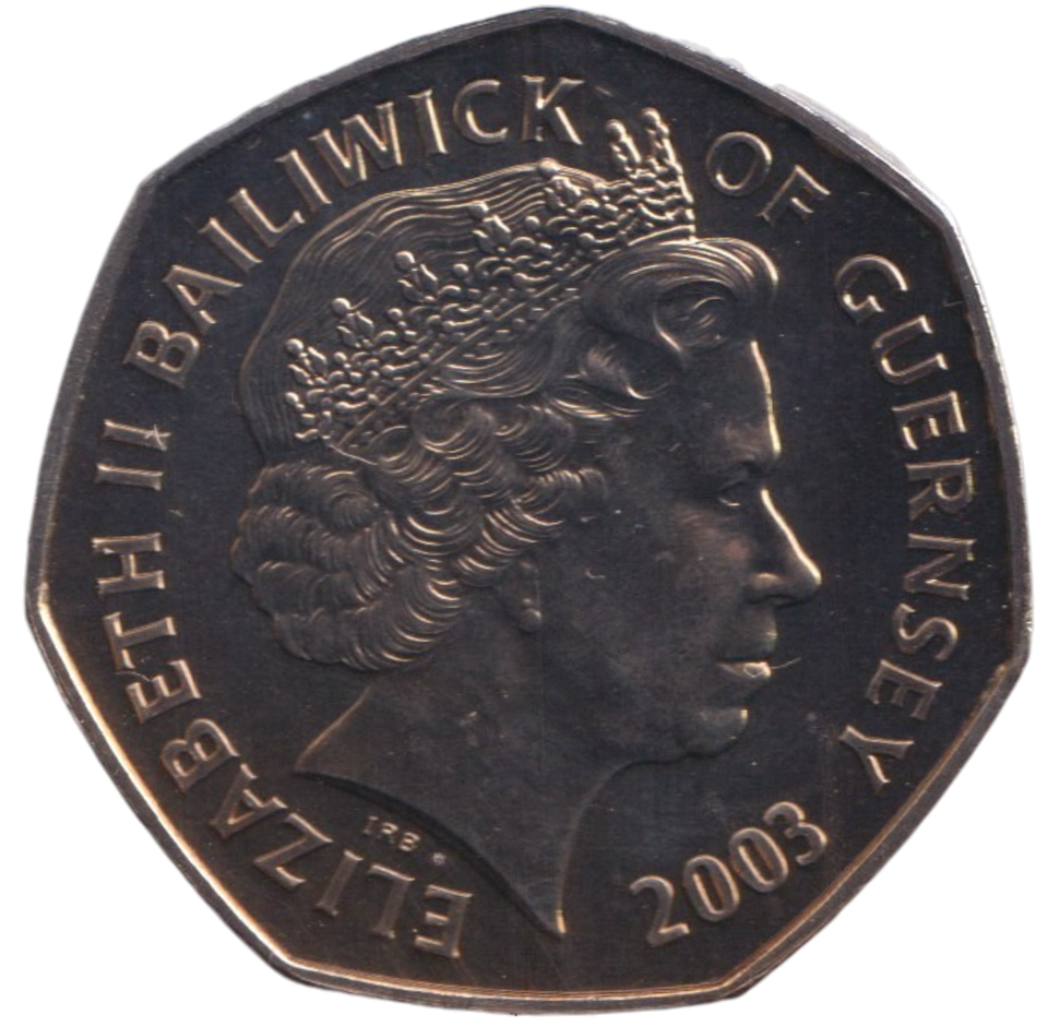 2003 CORONATION JUBILEE BAILIWICK OF GUERNSEY ( BU )