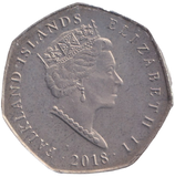 2018 GENTOO PENGUIN 50P FALKLAND ISLANDS