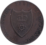 1794 HALF PENNY TOKEN SOUTHAMPTON