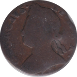 1744 HALFPENNY ( NF )