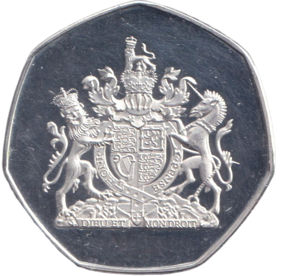 2016 BATTLE OF BRITAIN 50P SHAPED COIN