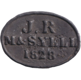 1828 PEW TOKEN J.R M&SYELL SCOTLAND