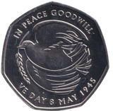 2025 THE PEACE GOODWILL VE DAY 50P ( BU )