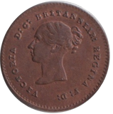 1839 QUARTER FARTHING ( EF )