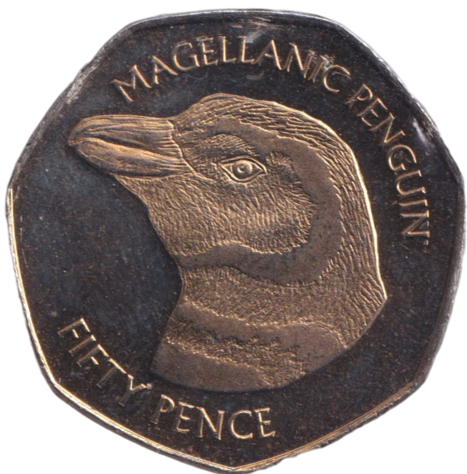 2018 MAGELLANIC PENGUIN 50P FALKLAND ISLANDS