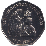 2003 CORONATION JUBILEE BAILIWICK OF JERSEY ( BU )