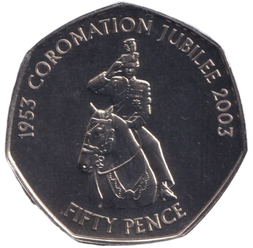 2003 CORONATION JUBILEE BAILIWICK OF GUERNSEY ( BU )