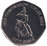 2003 CORONATION JUBILEE BAILIWICK OF GUERNSEY ( BU )