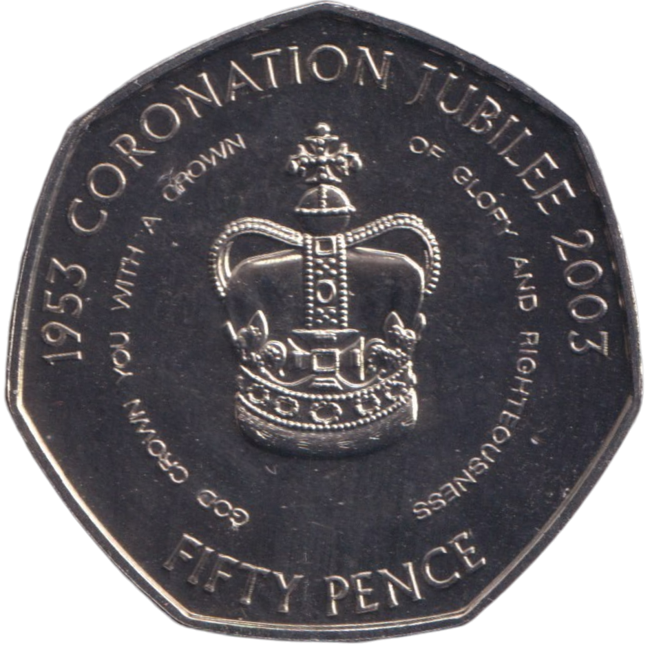 2003 CORONATION JUBILEE BAILIWICK OF GUERNSEY ( BU )