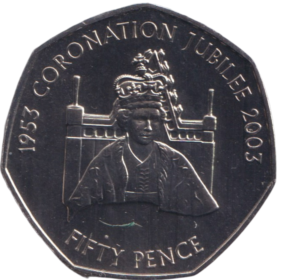 2003 CORONATION JUBILEE BAILIWICK OF JERSEY ( BU )