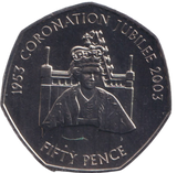 2003 CORONATION JUBILEE BAILIWICK OF JERSEY ( BU )
