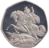2016 GEORGE AND THE DRAGON 50P SHAPED COIN