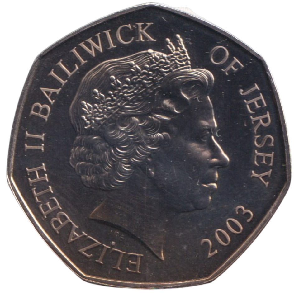 2003 CORONATION JUBILEE BAILIWICK OF JERSEY ( BU )