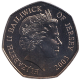 2003 CORONATION JUBILEE BAILIWICK OF JERSEY ( BU )