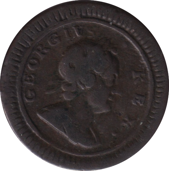 1724 FARTHING ( VF )