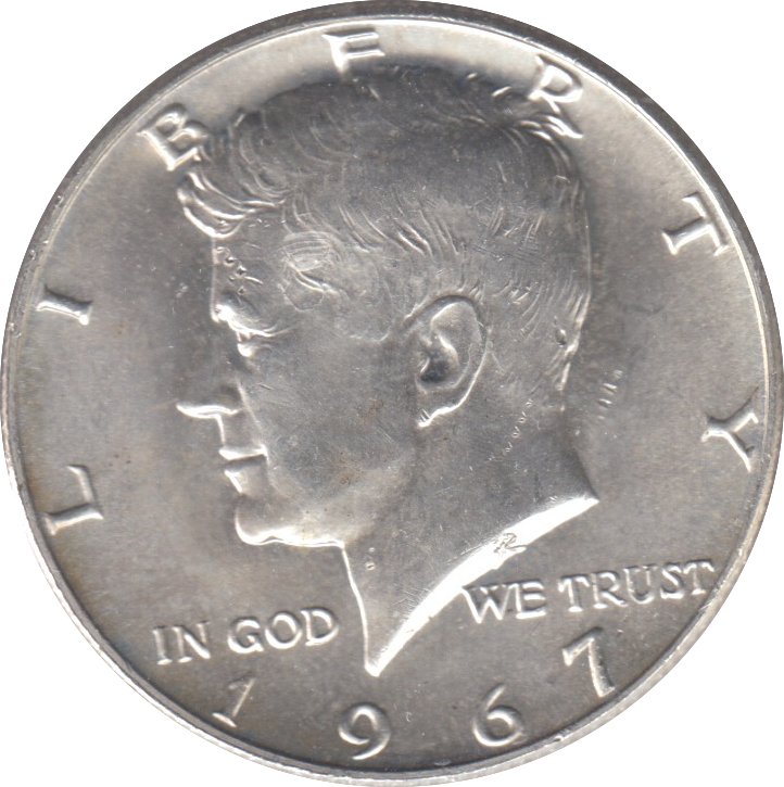 1967 SILVER USA HALF DOLLAR