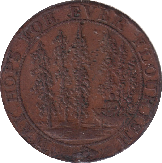 1794 HALF PENNY TOKEN SUSSEX