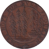 1794 HALF PENNY TOKEN SUSSEX