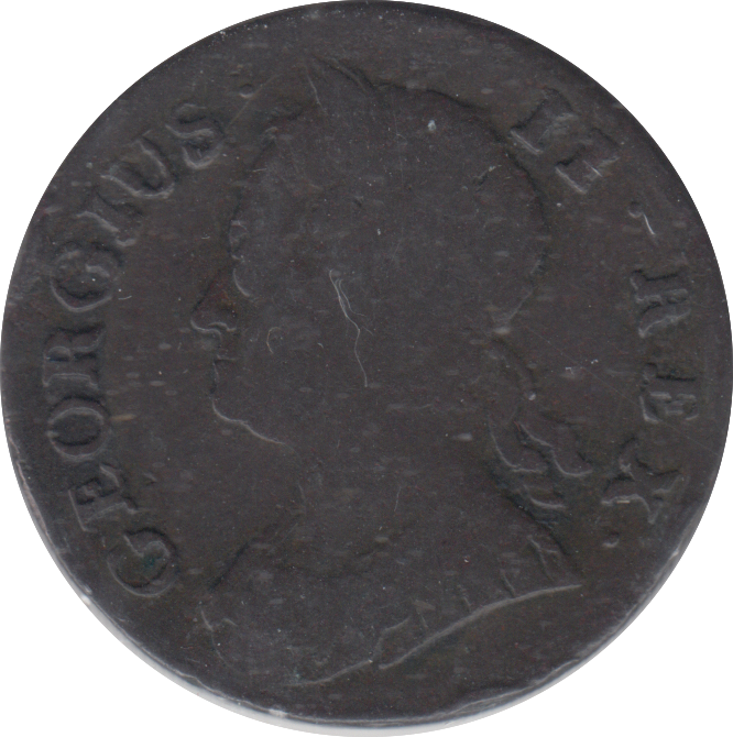 1743 HALFPENNY ( GF )