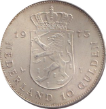 1973 SILVER NETHERLANDS 10 GULDEN