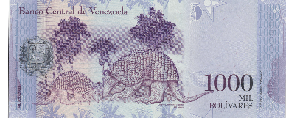 2017 VENEZUELA 1000 BOLIVARES BANKNOTE REF-1721