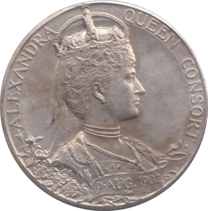 1902 SILVER COMMEMORATIVE COIN EDWARD VII