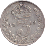 1918 THREEPENCE ( GF )