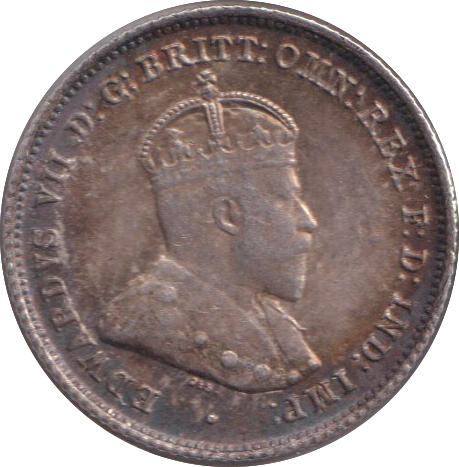 1910 SILVER SIXPENCE AUSTRALIA