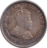 1910 SILVER SIXPENCE AUSTRALIA