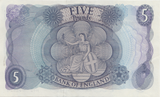 5 POUNDS BANKNOTE HOLLOM REF £5-158