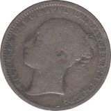 1872 SHILLING ( NF )