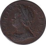 1754 FARTHING ( VF )