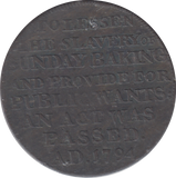 1795 MIDDLESEX HALFPENNY TOKEN