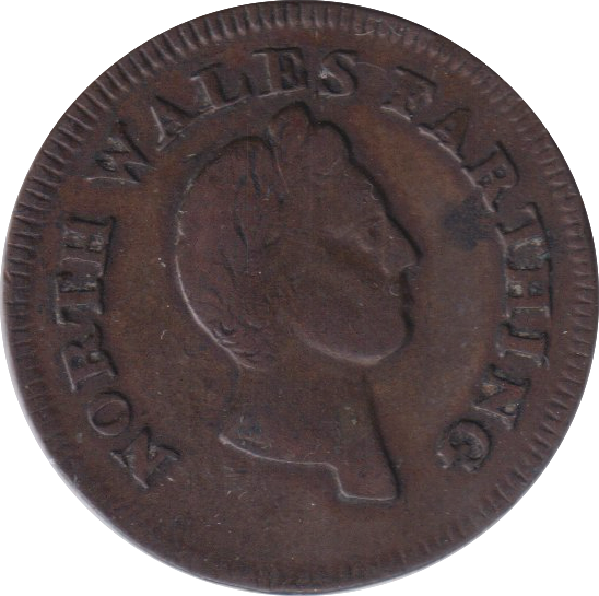 1793 FARTHING TOKEN NORTH WALES