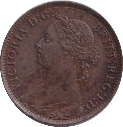 1884 FARTHING ( GVF )