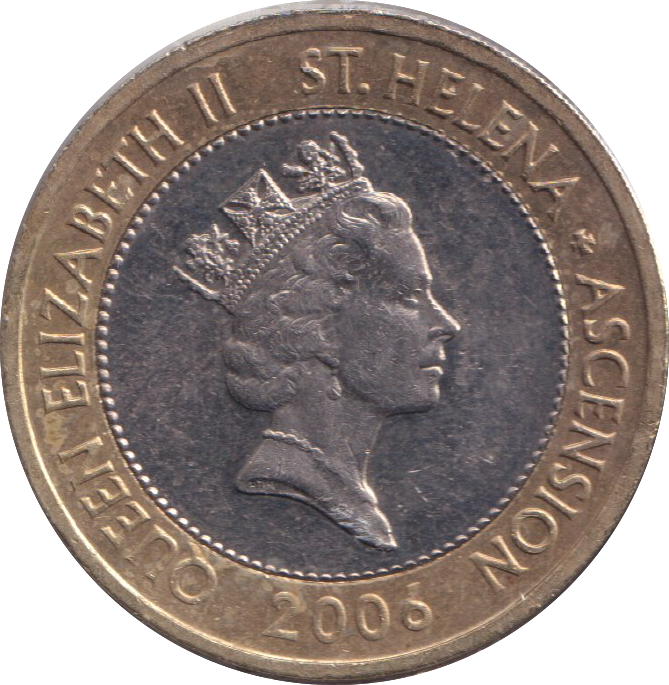 2006 TWO POUND ST HELENA COAT OF ARMS ST HELENA ASCENSION