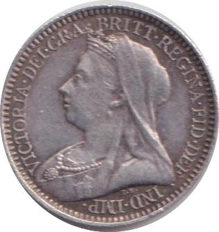 1896 MAUNDY TWOPENCE ( VF )