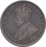 1917 SILVER AUSTRALIA FLORIN MELBOURNE MINT