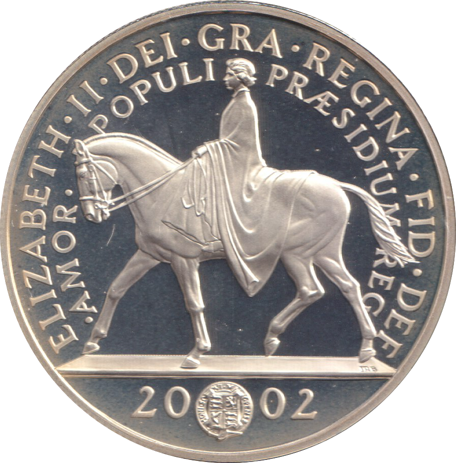 2002 SILVER PROOF FIVE POUNDS