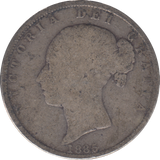 1885 HALFCROWN ( NF )