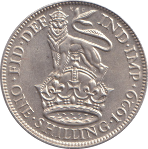 1929 SHILLING ( UNC ) ENGLISH