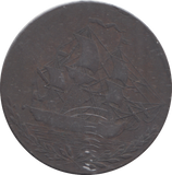 1791 HULL HALFPENNY TOKEN