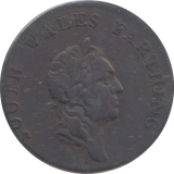 1793 SOUTH WALES FARTHING TOKEN